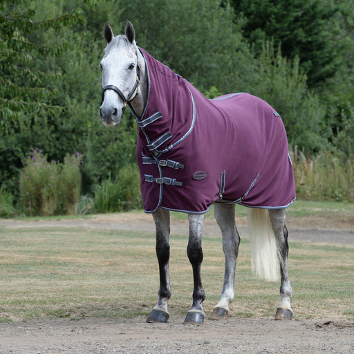 image_main - Maroon/Grey/White - WeatherBeeta Anti-Static Fleece Cooler Combo Neck - .jpg