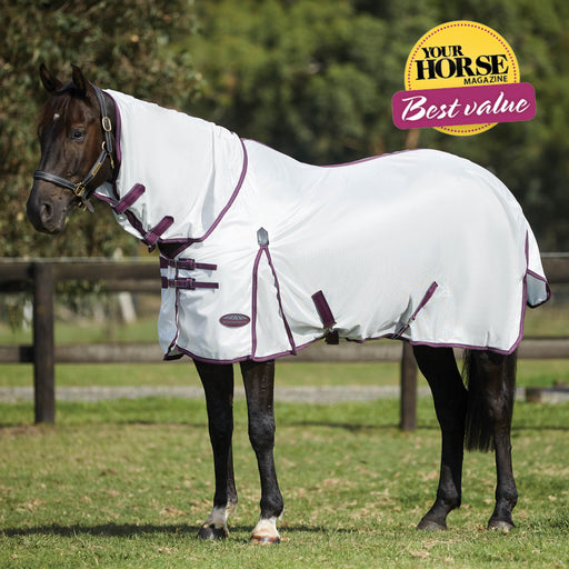 image_main - White/Maroon/Grey - WeatherBeeta ComFiTec Essential Mesh II Combo Neck - .jpg