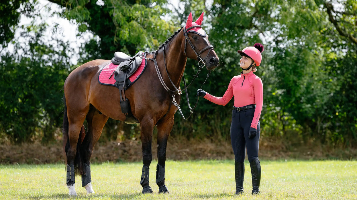LeMieux Suede Close Contact Square Jumping Saddle Pad