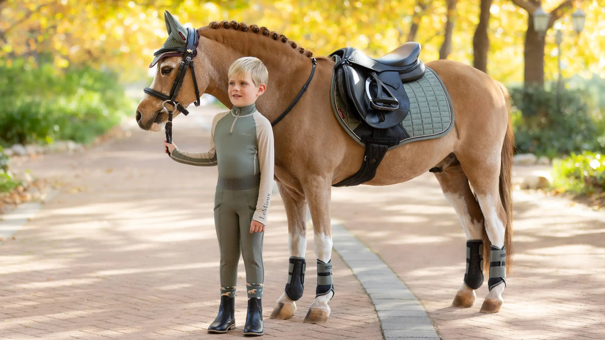 LeMieux Mini Suede Close Contact Square Saddle Pad