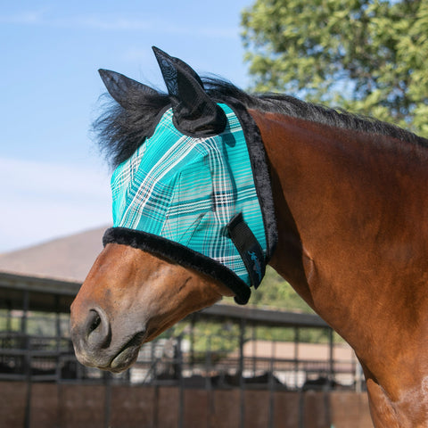 Kensington Fly Mask (With Fleece + Soft Mesh Ears + Forelock Opening)