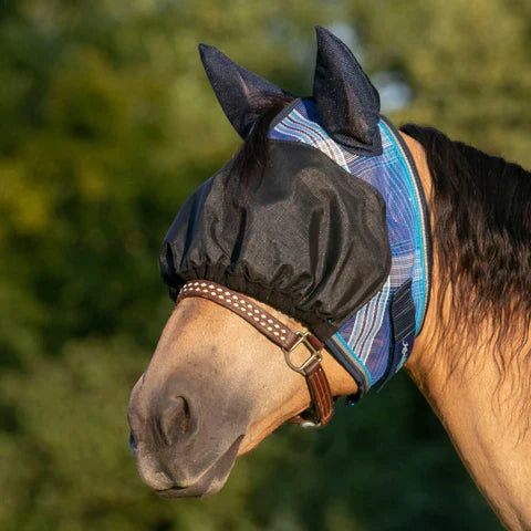 Kensington UViator Dartless Fly Mask with Web Trim & Soft Ears w/Forelock Opening