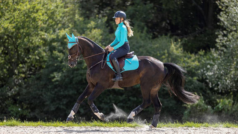 LeMieux Suede Close Contact Square Jumping Saddle Pad