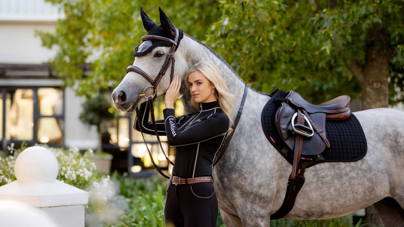 LeMieux Suede Close Contact Square Jumping Saddle Pad