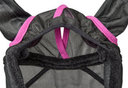 WeatherBeeta ComFiTec Deluxe Durable Mesh Fly Mask With Ears Closeup