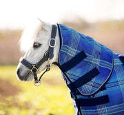Kensington MIniature Horse Neck Cover in Kentucky Blue Plaid