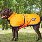 WEATHERBEETA COMFITEC REFLECTIVE PARKA 300D DELUXE DOG COAT ORANGE