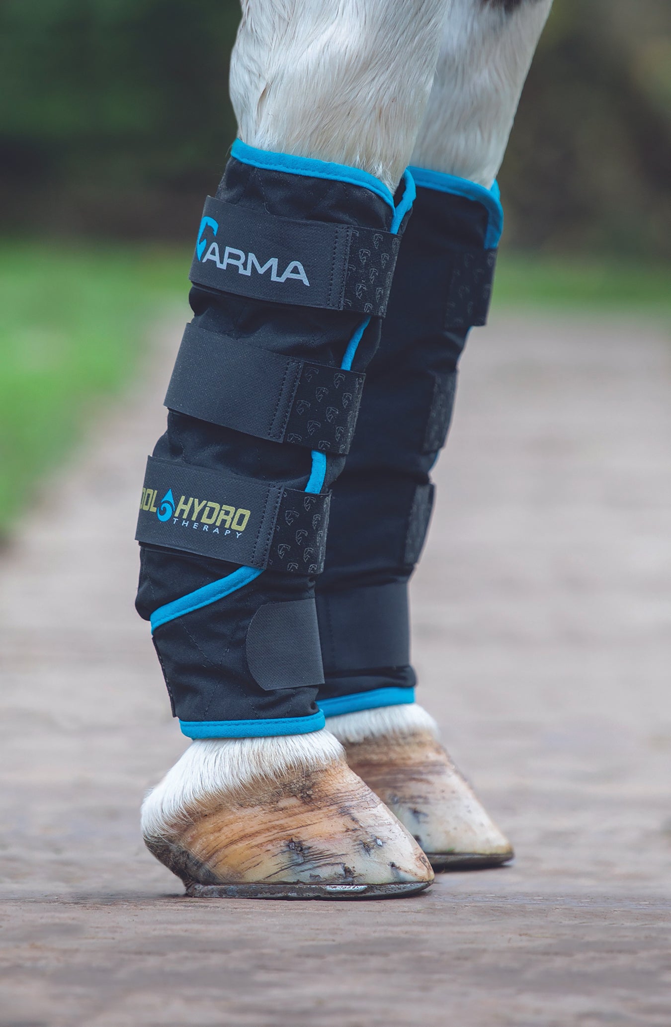 Shires ARMA H2O Cool Therapy Boots - On Horse
