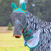 Shires Tempest Original Fly Sheet Neck Cover (No Fill) in Zebra - On Horse