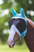 Fly Guard Pro by Shires Fine Mesh Fly Mask With Ears in Teal - On Horse