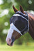 Fly Guard Pro By Shires Fine Mesh Fly Mask in Black - On Horse