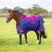 Shires Tempest Original Turnout Sheet (0g Lite) in Pink Tye Dye - On Horse