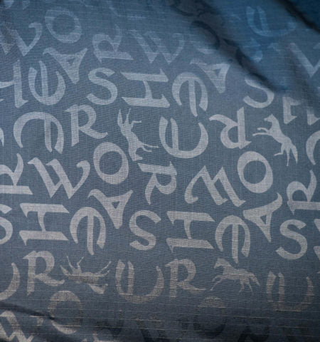 Amigo Ripstop Waterproof Dog Embossed HW Print Detail