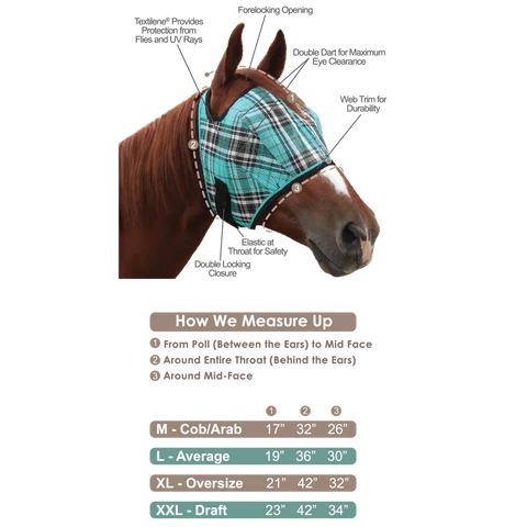 Kensington Fly Mask with Web Trim