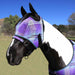 Kensington Fly Mask with Web Trim in Lavender Mint Plaid
