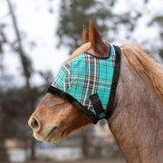 Kensington Draft Fly Mask in Black Ice Plaid