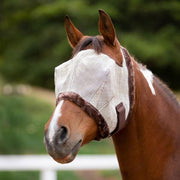Kensington Fly Mask with Fleece Trim in Desert Sand