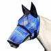 Kensington Fly Mask with Soft Mesh Ears, Removable Nose & Forelock Hole in Kentucky Blue