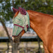 Imperial Jade Kensington Fly Mask with Soft Mesh Ears, Removable Nose & Forelock Hole 