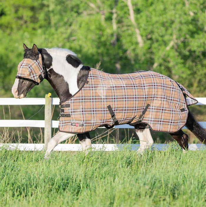 Kensington SureFit Protective Fly Sheet in Deluxe Black Plaid