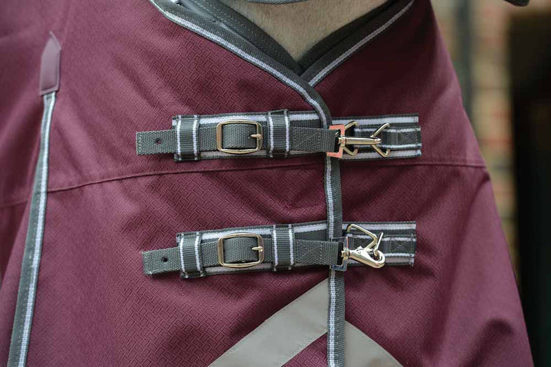 WeatherBeeta ComFiTec Plus Dynamic II Standard Neck Turnout Blanket (220g Medium) - Front Closure