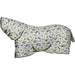 Saxon Mesh Standard Neck Fly Sheet (No Fill, Gusset, Belly Wrap) - Cactus Print in Profile View on White Background