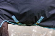 Amigo Bravo 12 Original Turnout (100g Medium-Lite) - Navy with Aqua Trim