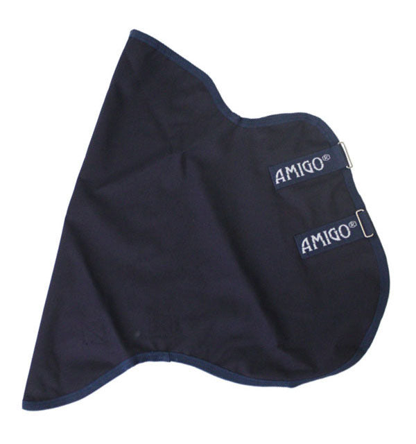 Amigo Bravo 12 Original Turnout Hood (150g Medium) - Navy with Navy Trim