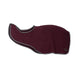 WeatherBeeta Anti-Static Fleece Quarter Sheet (No Fill) in Maroon with Gray and White Trim - White Background