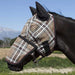 Kensington Fly Mask with Ears and Removable Nose in Deluxe Black Plaid