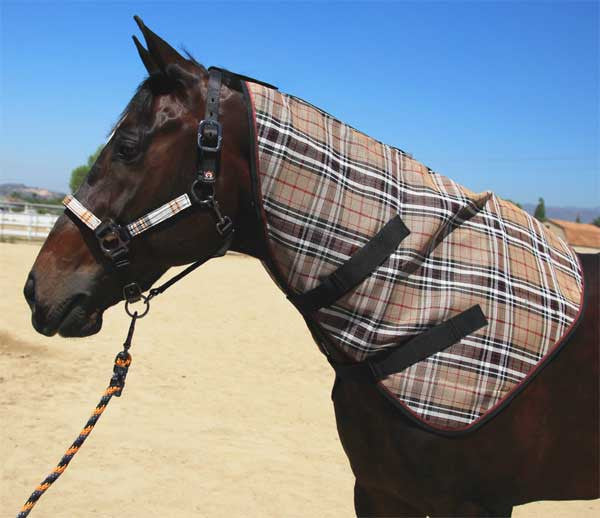 Kensington Protective Neck Piece  - Deluxe Black Plaid