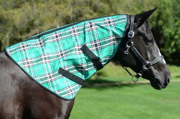 Kensington Protective Neck Piece - Black Ice Plaid