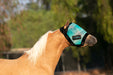 Kensington Pony Fly Mask with Plush Fleece Trim in Atlantis