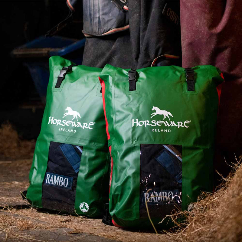 Rambo Original Turnout Blanket With Leg Arches (100g Medium-Lite) Closeout