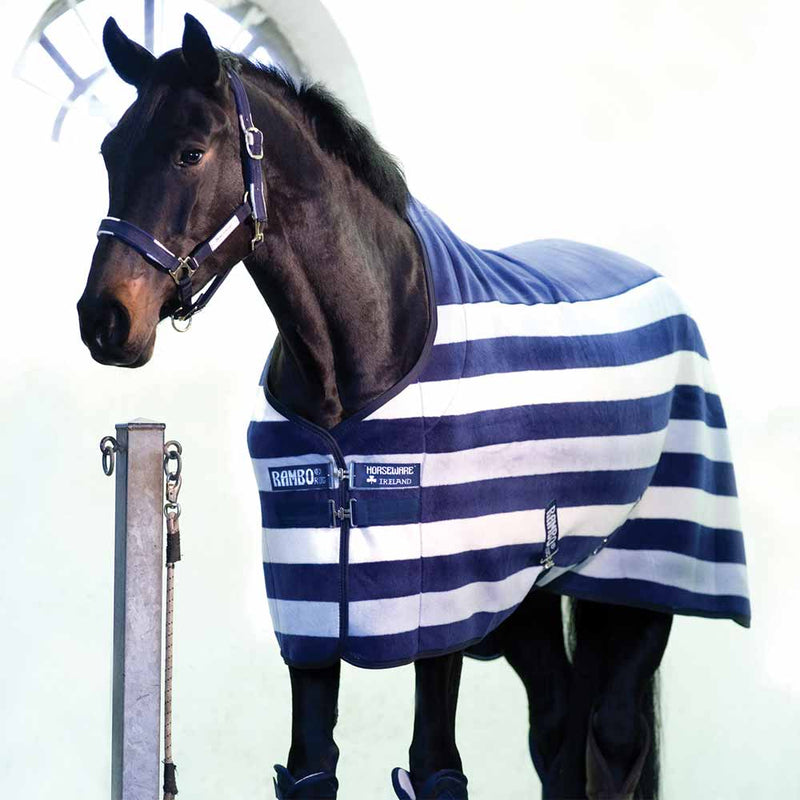 Rambo Deluxe Fleece Cooler in Whitney Navy